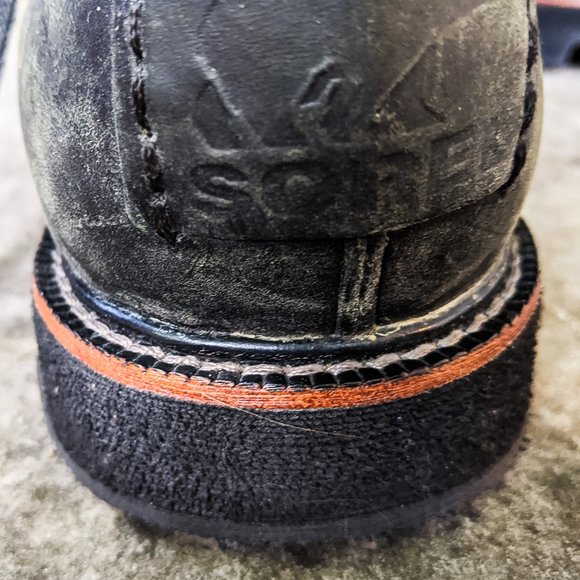 Sorel Mad Boot Lace Vintage inspired dark grey leather boots mens 9 (runs large) - Picture 8 of 11